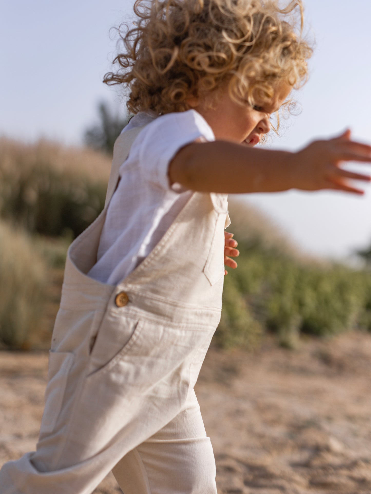 Mikrí Theá Kai Dungaree Organic Cotton Corduroy