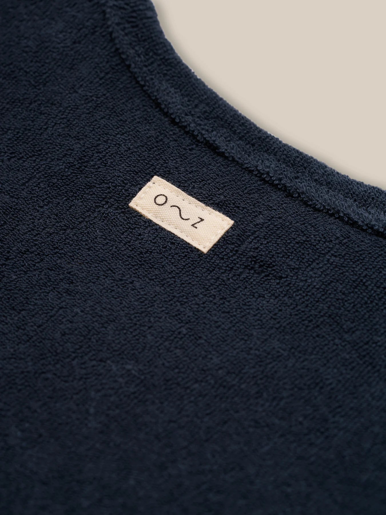 Organic Zoo Navy Terry Boxy T-Shirt
