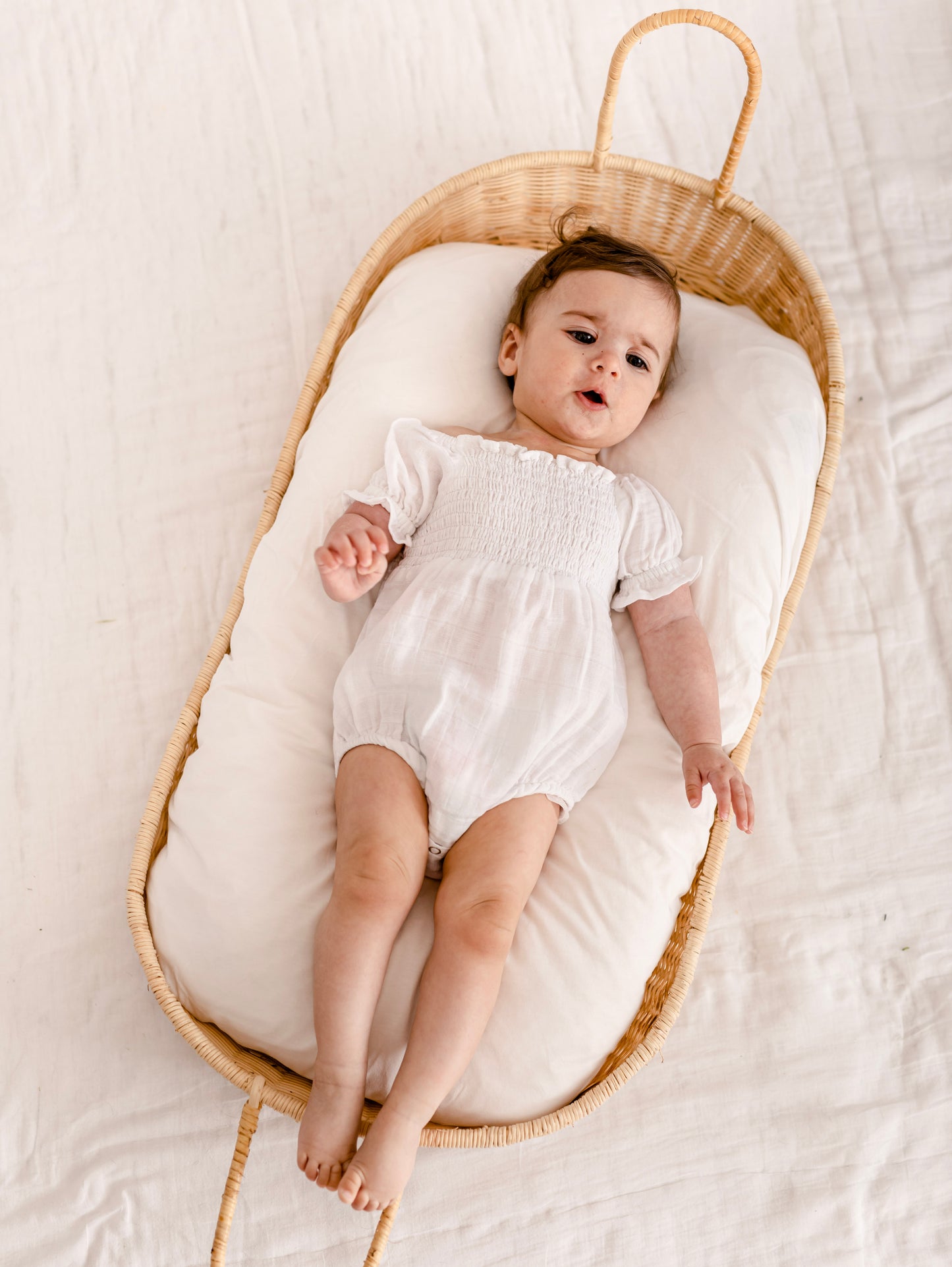 Mikrí Theá Organic Cotton Flora Romper