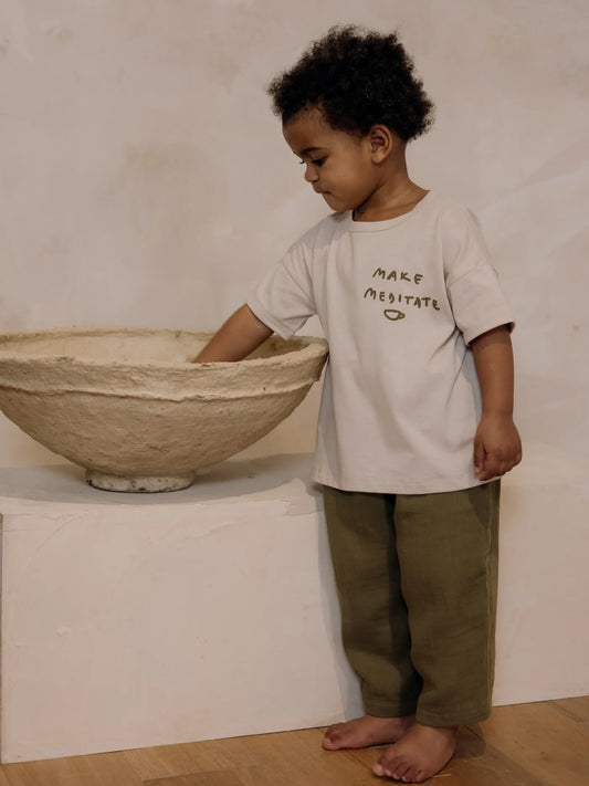 Organic Zoo Olive Fisherman Pants