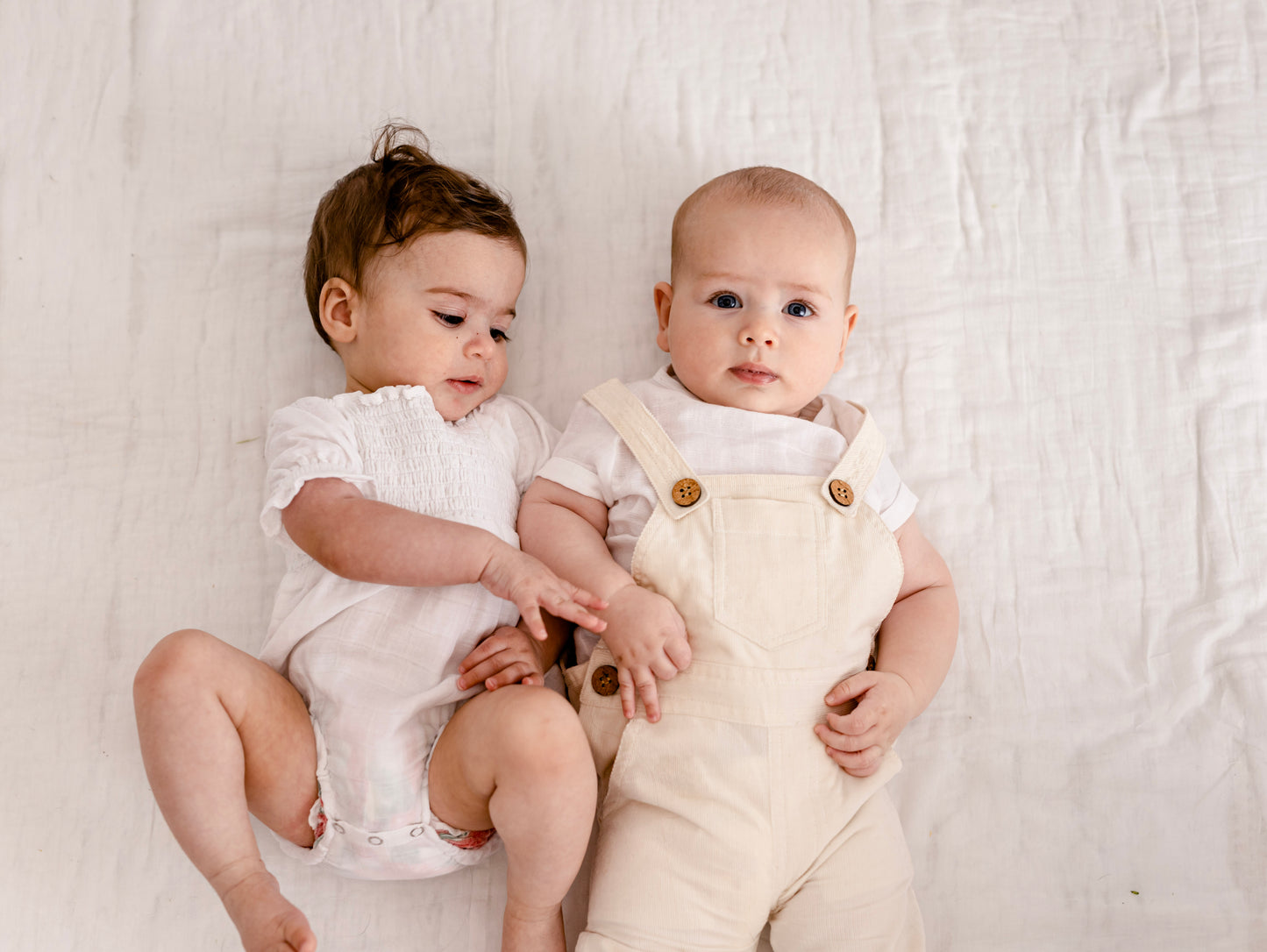 Mikrí Theá Organic Cotton Flora Romper