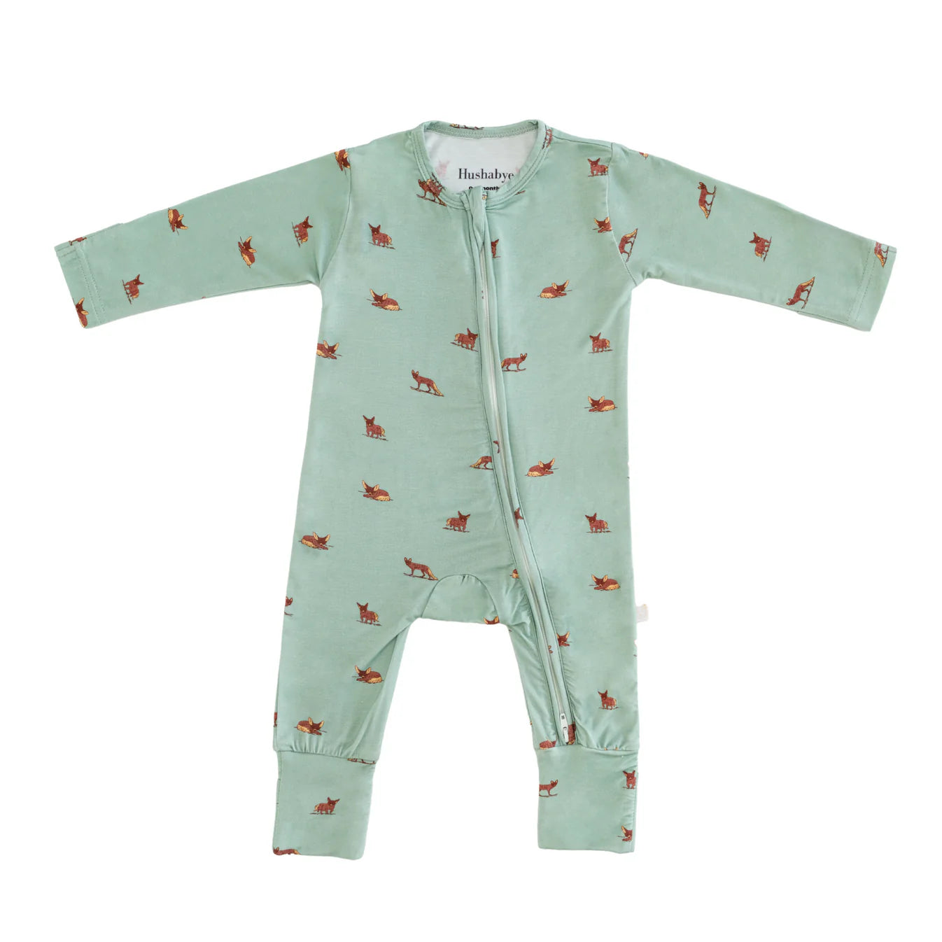 Hushabye Zippered Sleepsuit in Desert Fox