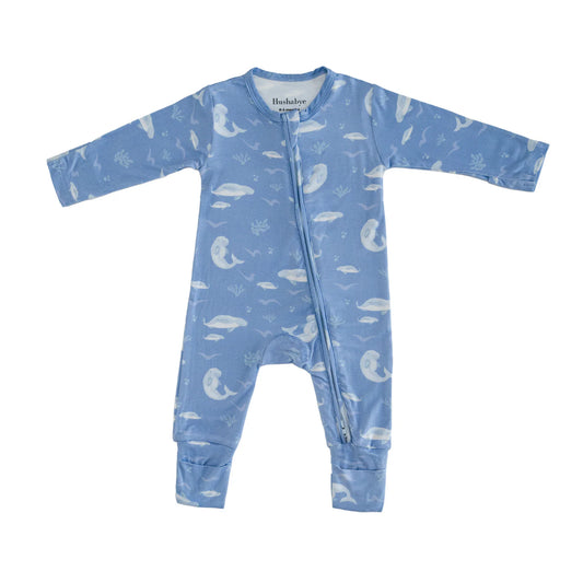 Hushabye Zippered Sleepsuit in Dugong