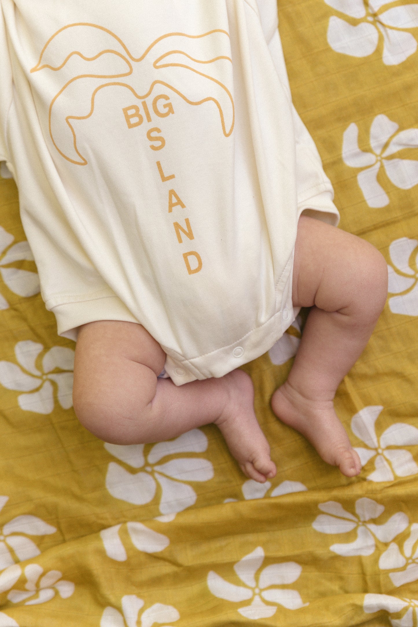 Cinnamon Baby Big Island Romper - Mustard