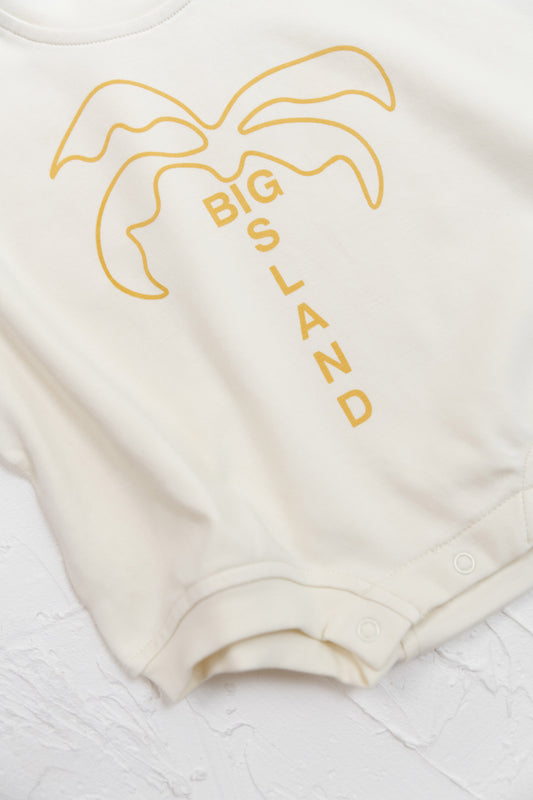 Cinnamon Baby Big Island Romper - Mustard