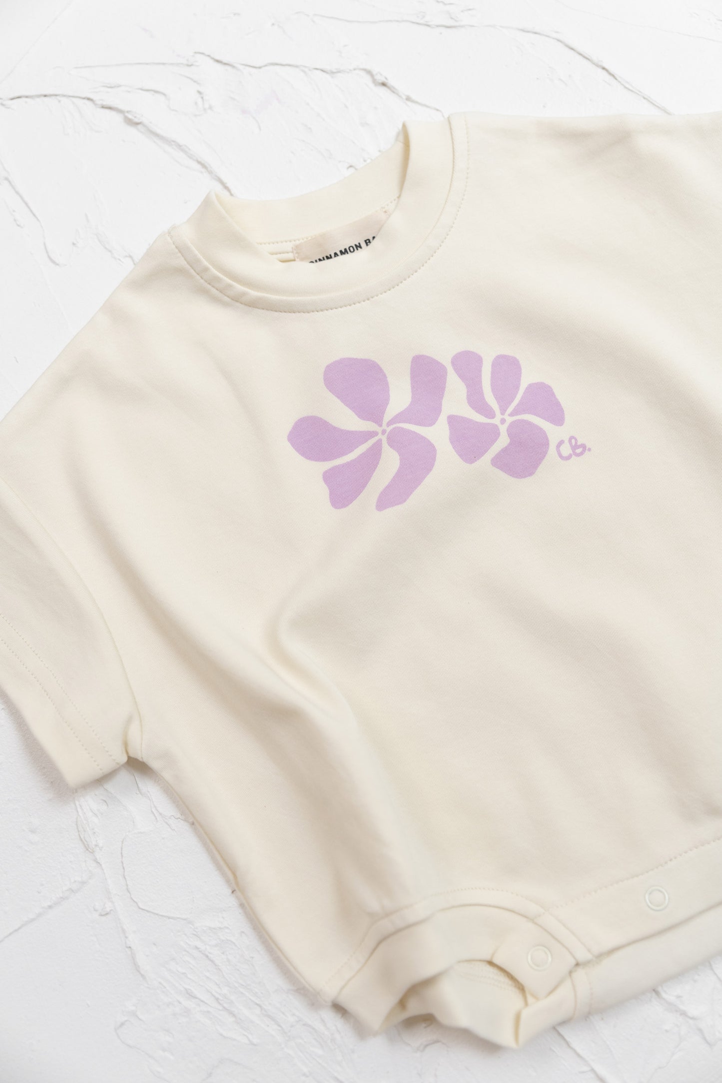 Cinnamon Baby Big Island Romper - Lilac