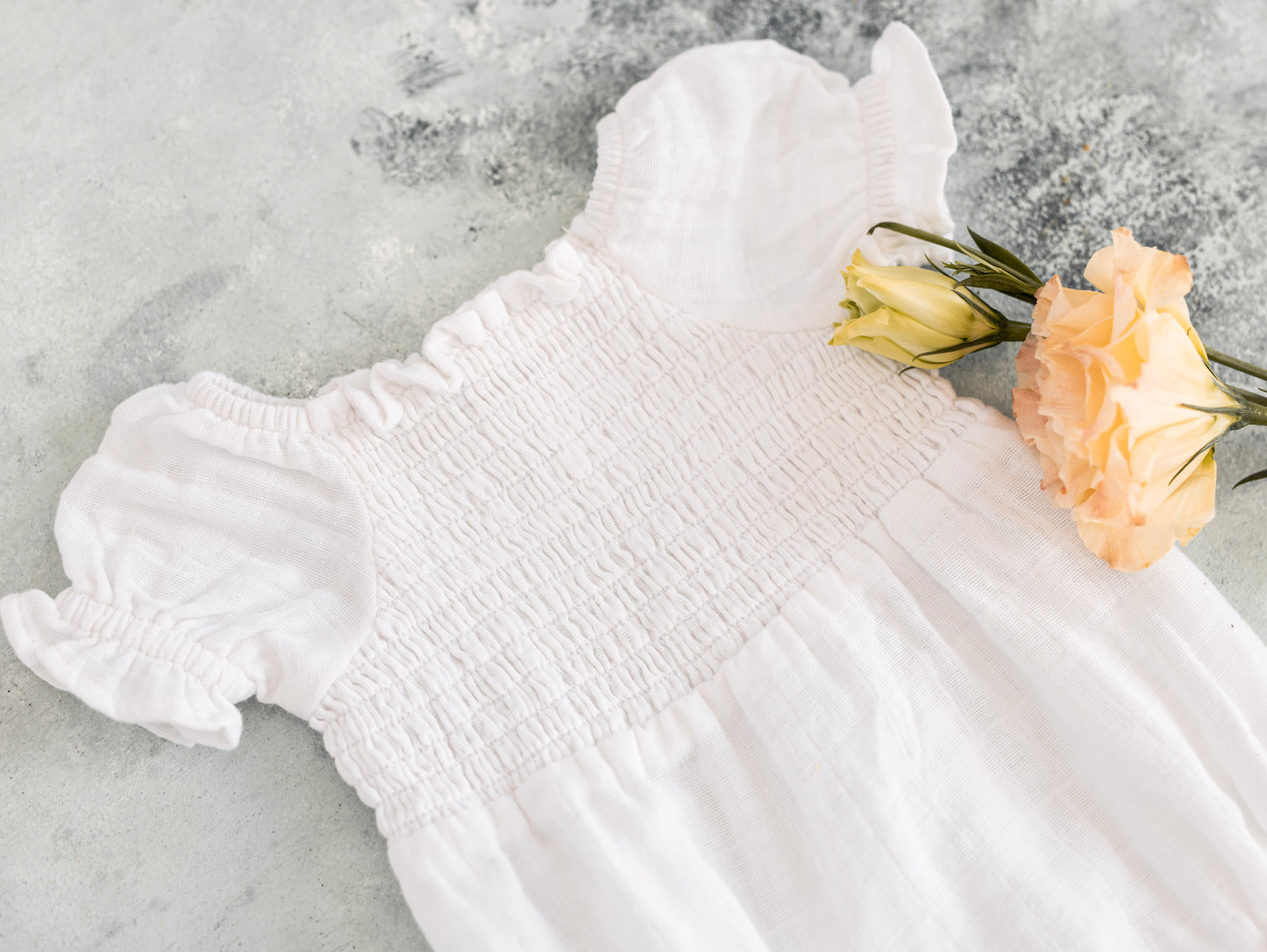 Mikrí Theá Organic Cotton Flora Romper