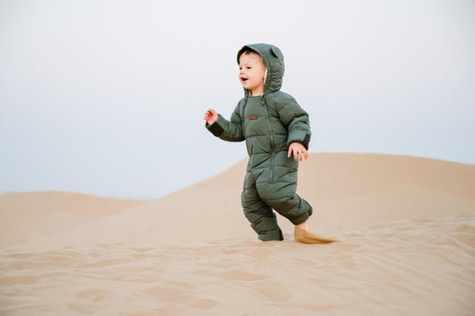 RENT | Töastie Cloud Quilted Onesie | Sage