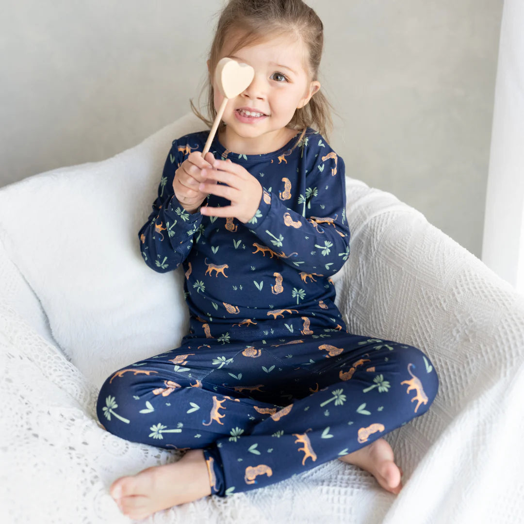 Hushabye Bamboo Pajamas in Arabian Leopard