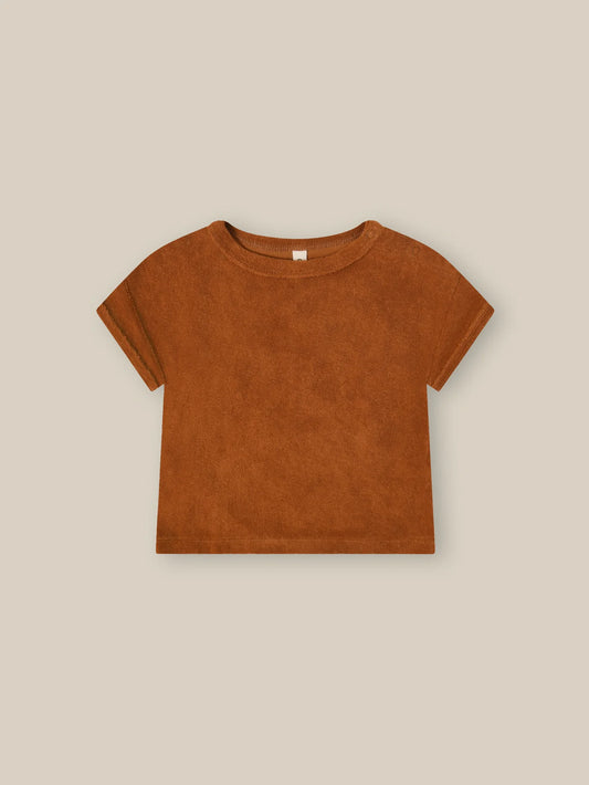 Organic Zoo Terracotta Terry Boxy T-Shirt
