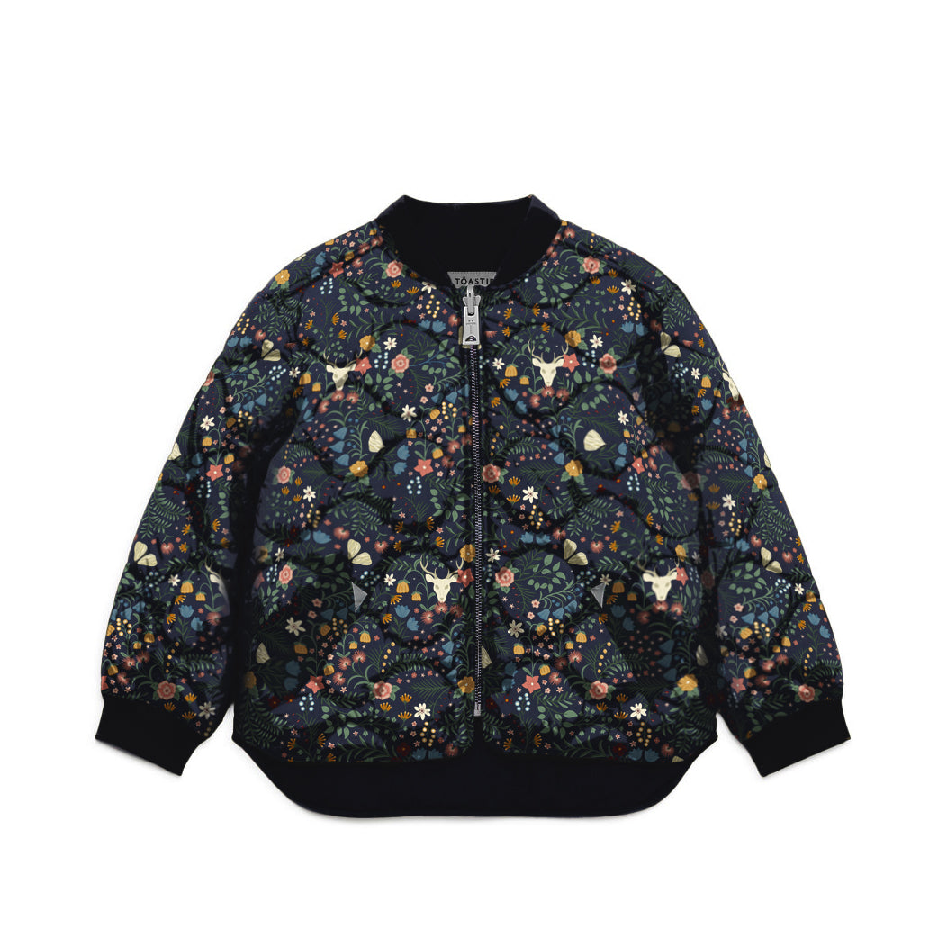 RENT | Töastie Modular Bomber Jacket | Midnight Floral