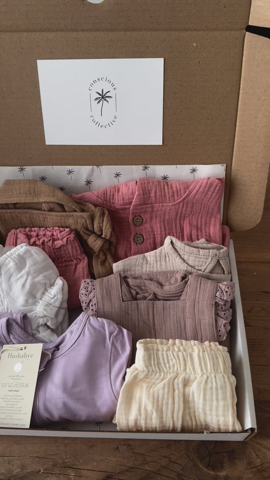 Midi Capsule Wardrobe Box | Girls | Organic Cotton |  8 Items