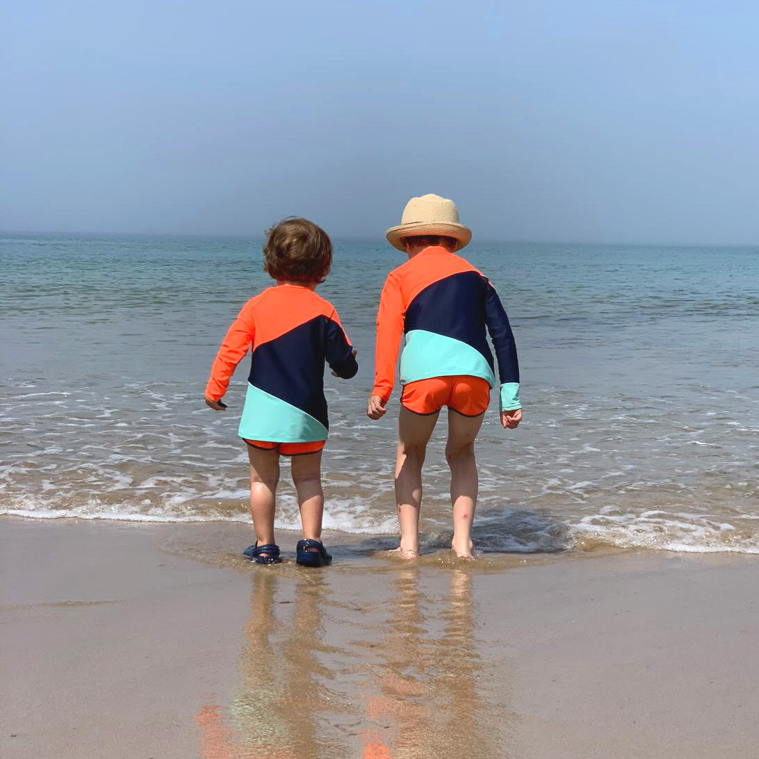 Töastie Woven Swimshorts in Aqua