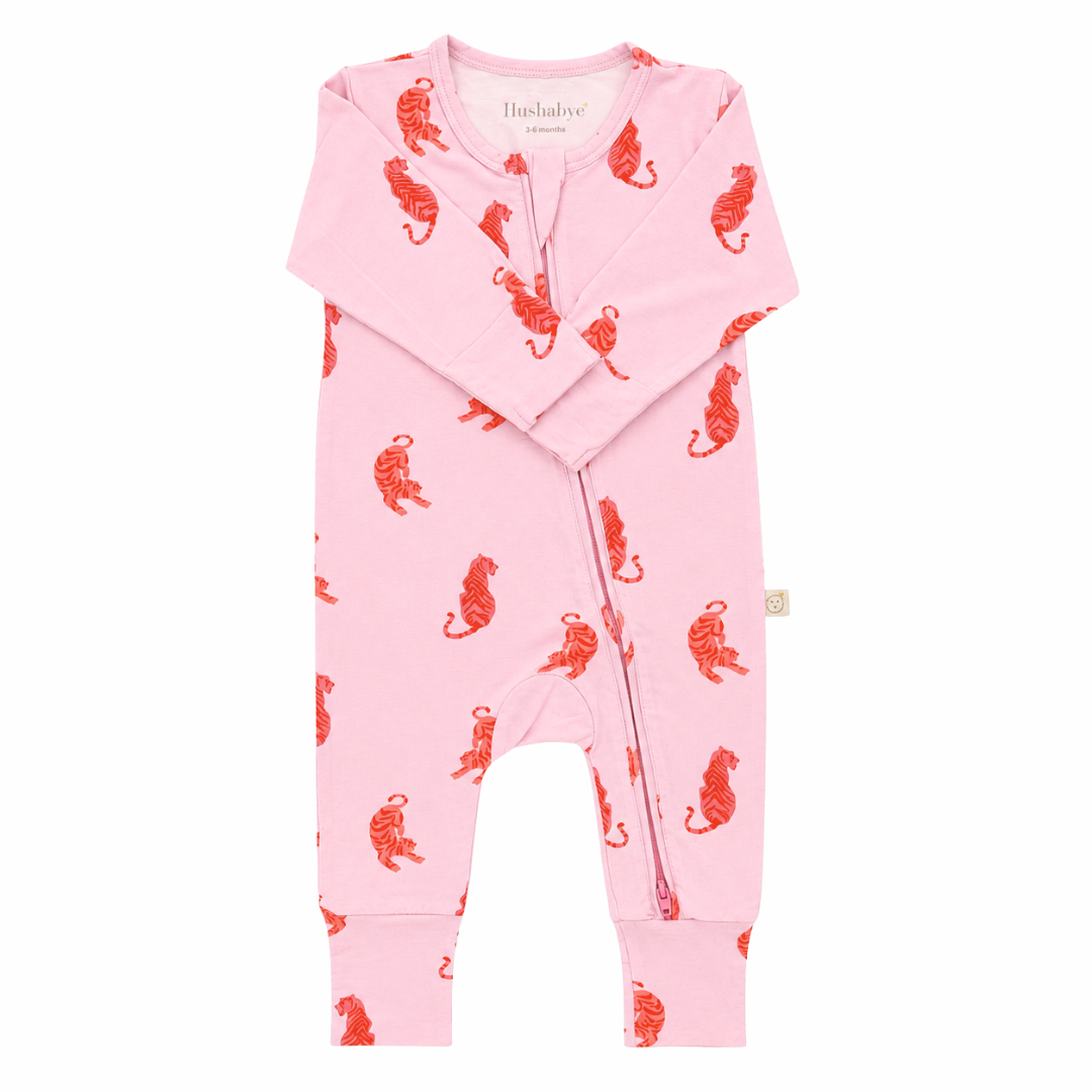 Hushabye Bamboo Sleepsuit in Tiger