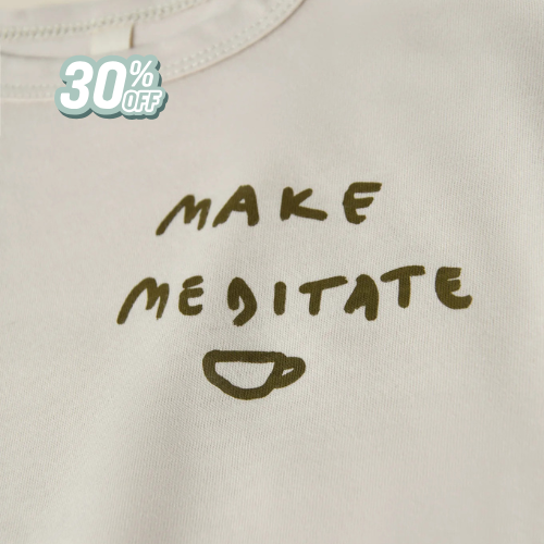 Organic Zoo Make. Meditate. Boxy T-Shirt 