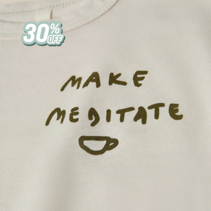 Organic Zoo Make. Meditate. Boxy T-Shirt 