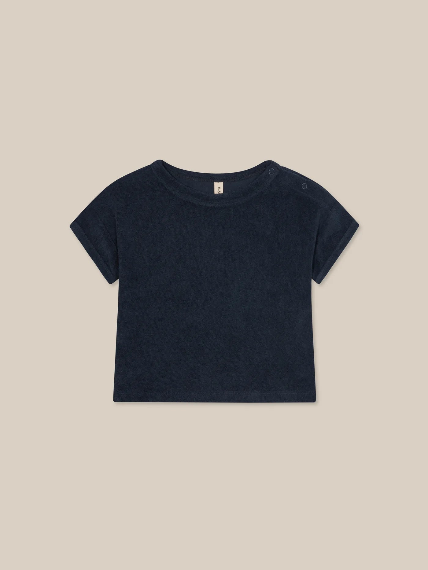 Organic Zoo Navy Terry Boxy T-Shirt