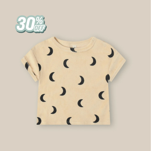 Organic Zoo Pebble Midnight Terry Boxy T-Shirt