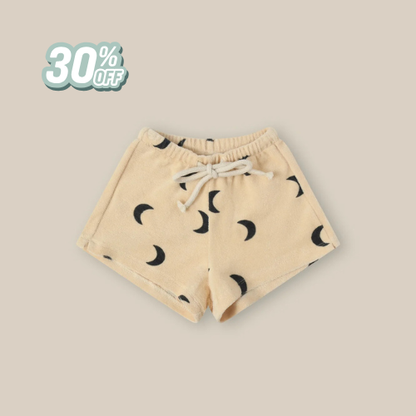 Organic Zoo Pebble Midnight Terry Rope Shorts