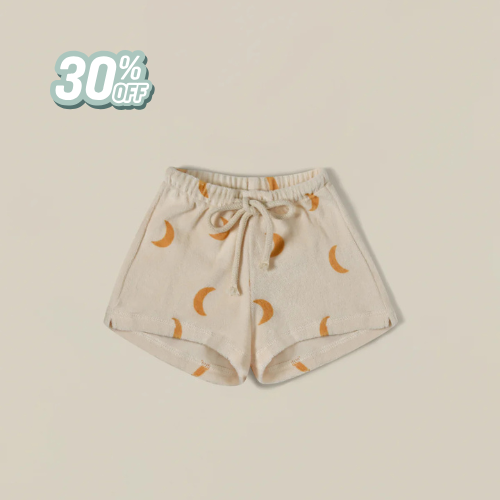 Organic Zoo Honey Midnight Terry Rope Shorts