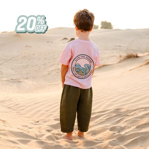 Save the Ocean Tee - Pink