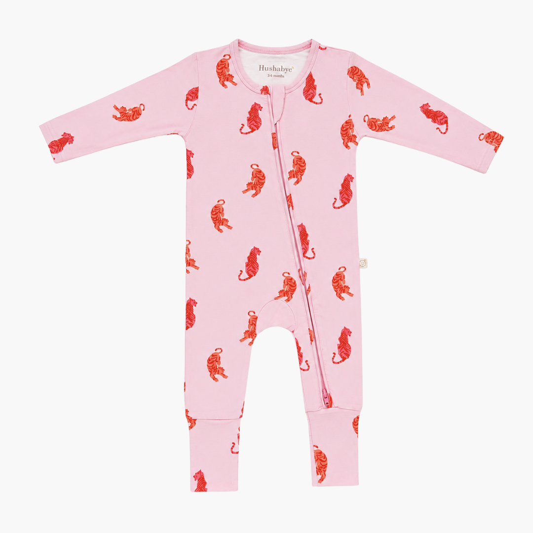 Hushabye Bamboo Sleepsuit in Tiger