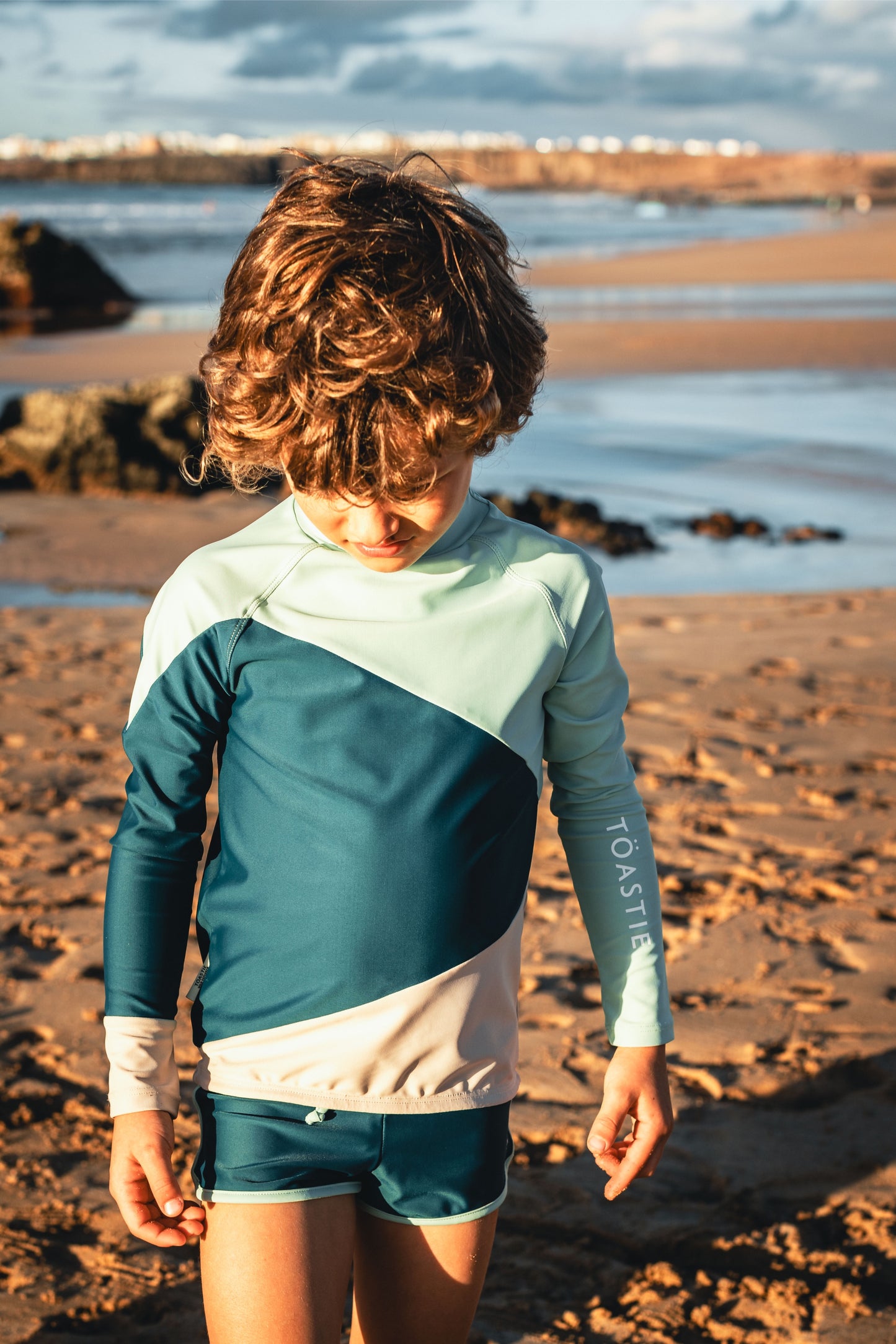 Töastie Unisex Swim Bottoms in Palm Green