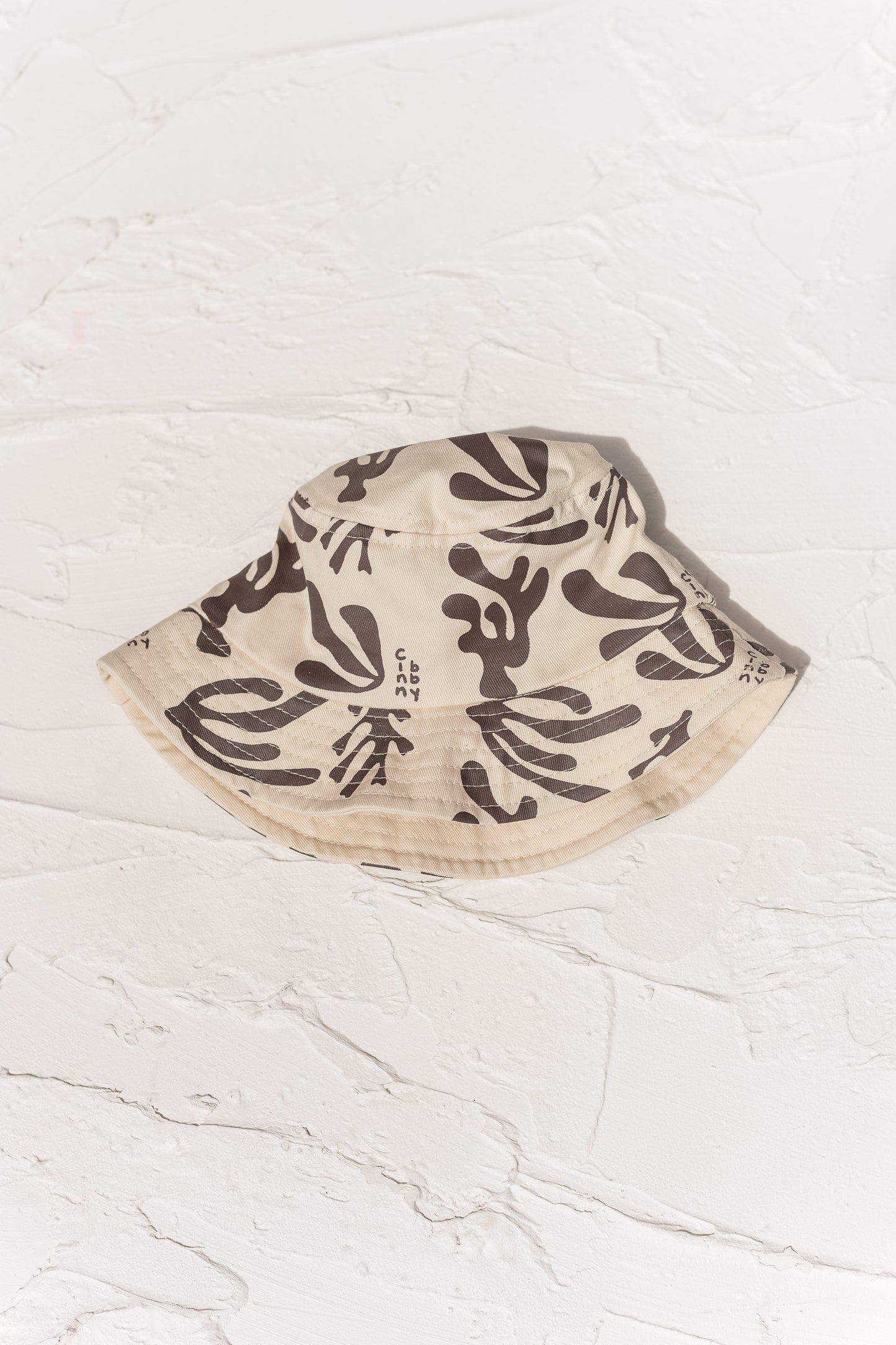 Cinnamon Baby Coral Bucket Hat - Cream