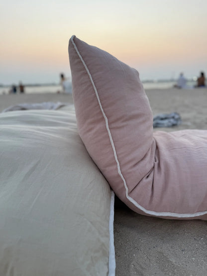 Never Far Home Harrison Small Linen Bed in Steel