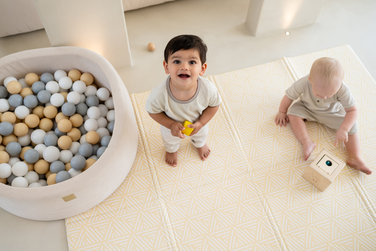 Little Palm Co Golden Sand Play Mat