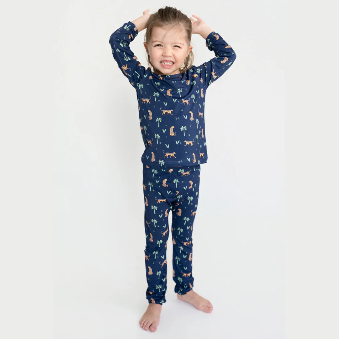 Hushabye Bamboo Pajamas in Arabian Leopard
