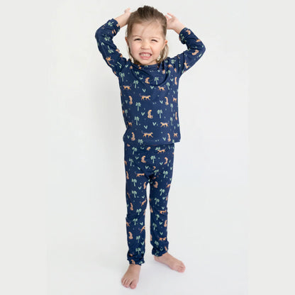 Hushabye Bamboo Pajamas in Arabian Leopard