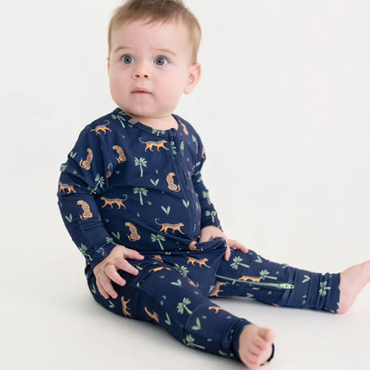 Hushabye Bamboo Sleepsuit in Arabian Leopard