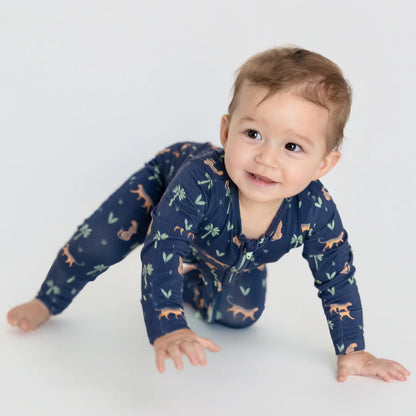 Hushabye Bamboo Sleepsuit in Arabian Leopard