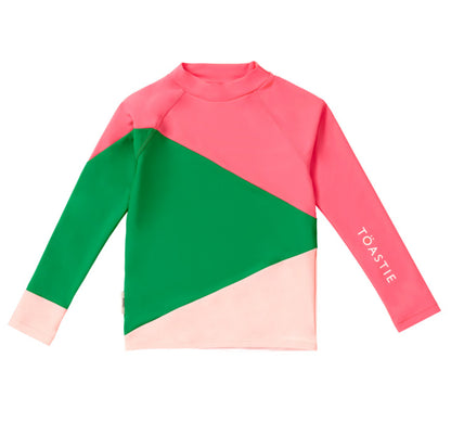 Töastie Unisex Swim Top in Matcha Green