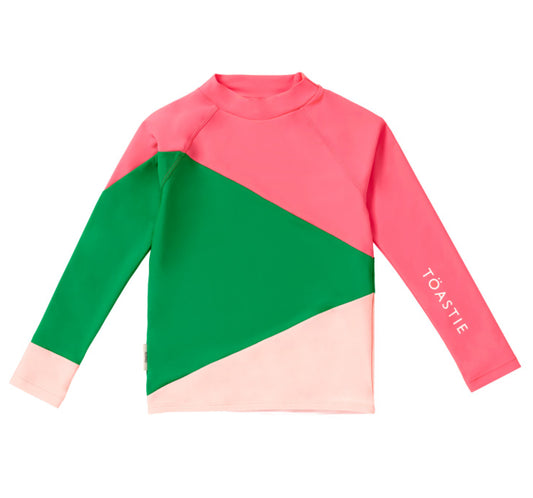 Töastie Unisex Swim Top in Matcha Green