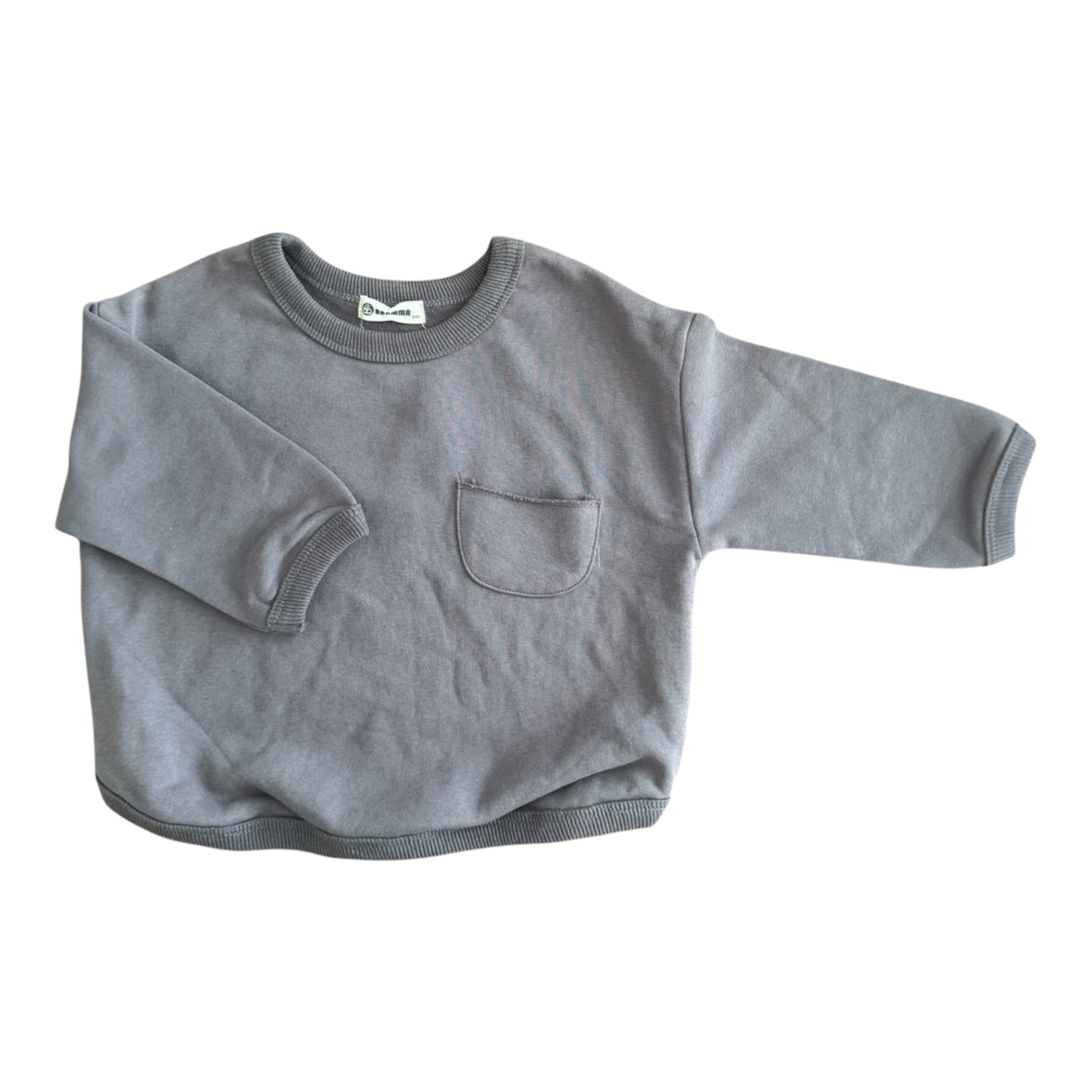 RENT | French Terry Sweatshirt & Pants Set in Grey