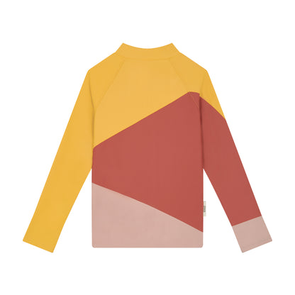 Töastie Unisex Swim Top in Lemon Putty