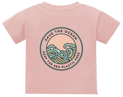 Save the Ocean Tee - Pink