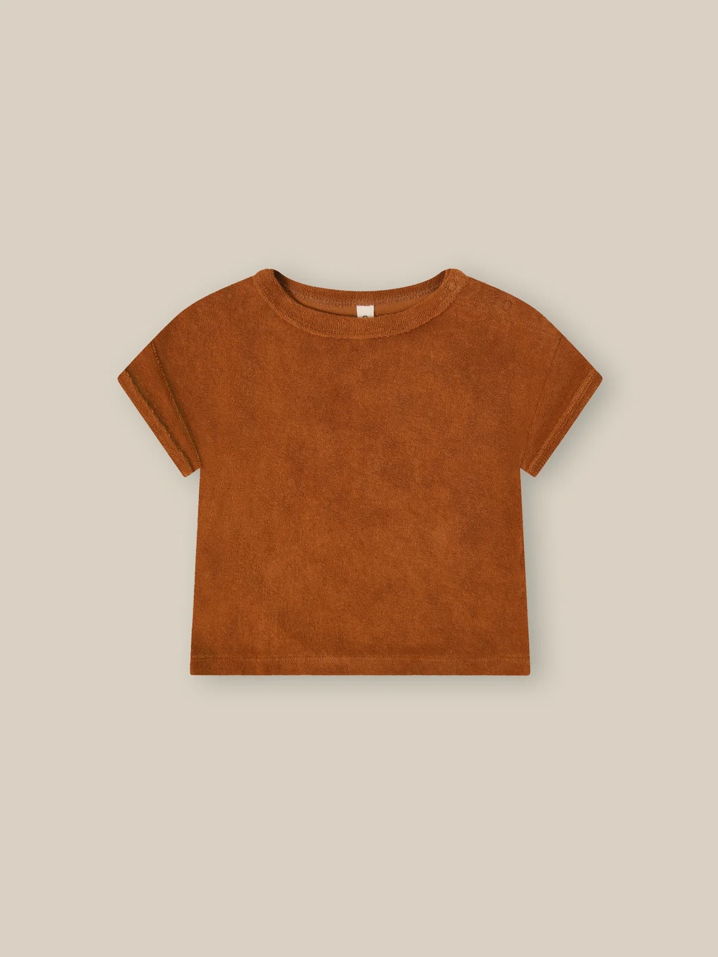 Organic Zoo Terracotta Terry Boxy T-Shirt