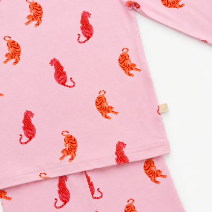 Hushabye Bamboo Pajamas in Tiger