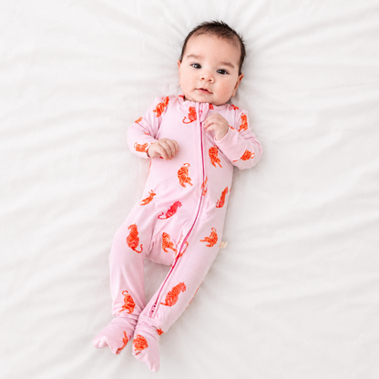 Hushabye Bamboo Sleepsuit in Tiger