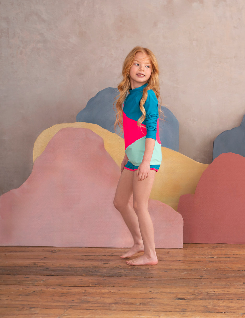 Töastie Unisex Swim Bottoms in Ocean Blue