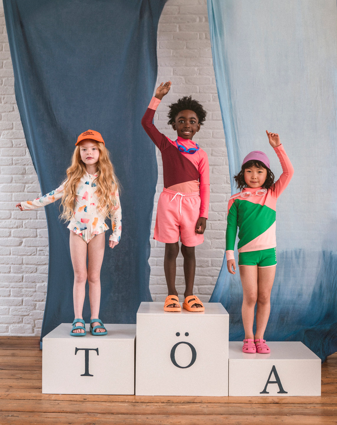 Töastie Unisex Swim Bottoms in Matcha Green