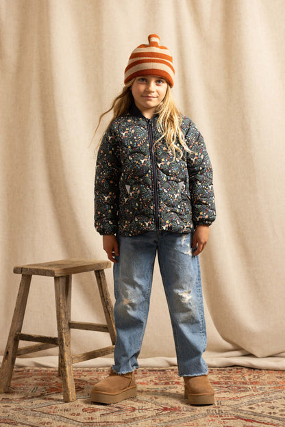 RENT | Töastie Modular Bomber Jacket | Midnight Floral