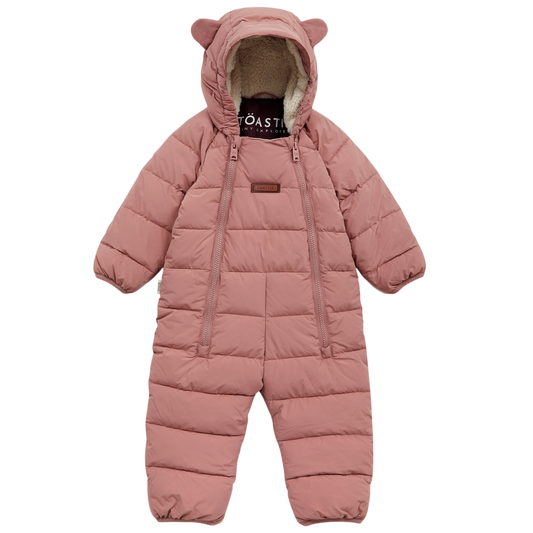 RENT | Töastie Cloud Quilted Onesie | Damask Pink