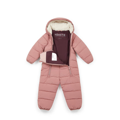 RENT | Töastie Cloud Quilted Onesie | Damask Pink