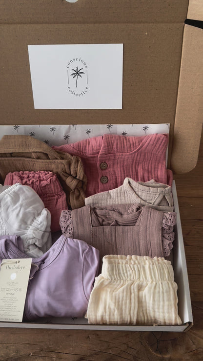 Midi Capsule Wardrobe Box | Girls | Organic Cotton |  8 Items